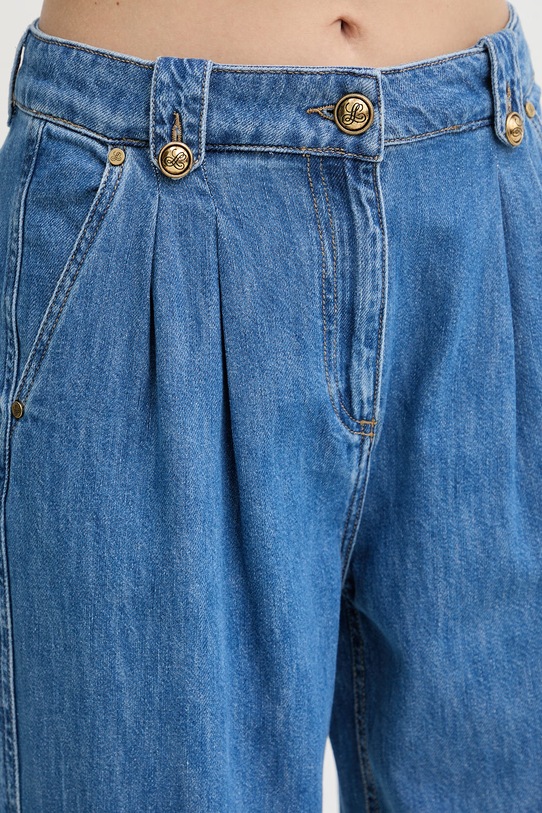 Luisa Spagnoli jeansy relaxed fit damskie Allieva niebieski 542992