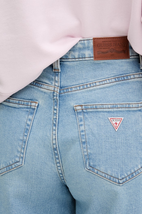 Guess Jeans wide leg traperice ženske plava W5BA2Z.D5RA4