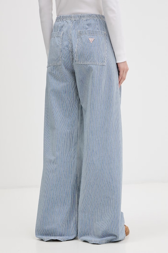 Odjeća Guess Jeans široke traperice ženske W6GA2J.D7881 plava