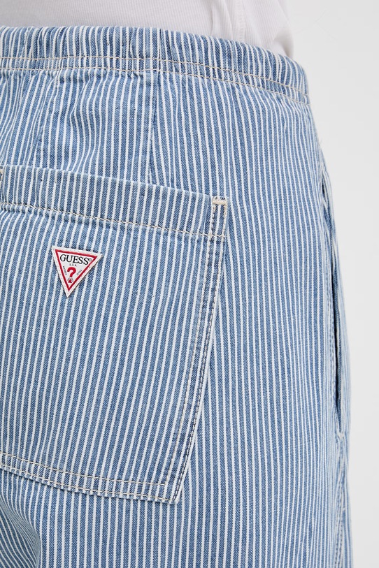 Guess Jeans široke traperice ženske plava W6GA2J.D7881