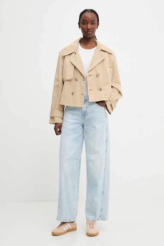 Guess Jeans džíny barrel dámské W6GA2X.D0029 modrá SS26