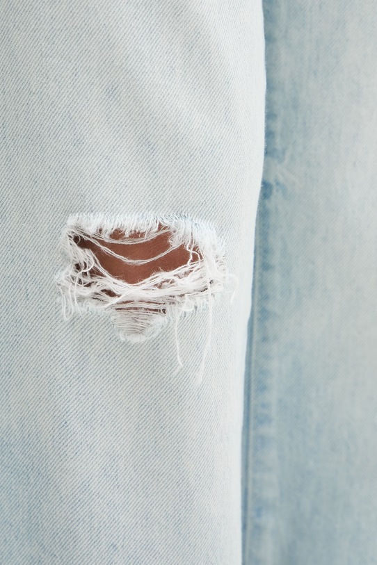 Guess Jeans straight kavbojke ženske modra W6GA98.D6533