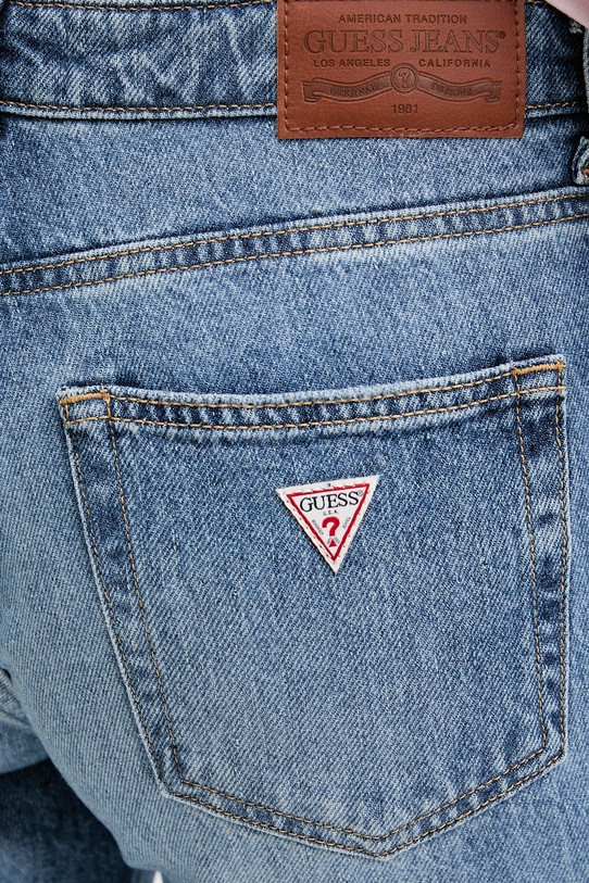 Guess Jeans jeansy straight damskie niebieski W6GA98.D6535
