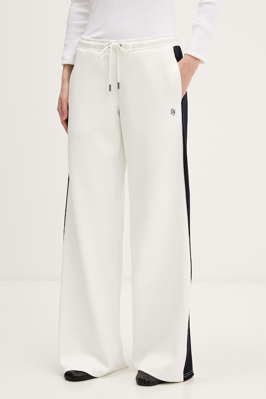 Guess Jeans Παντελόνι επίσημο Γυναικείο λευκό W6GBB6.KB212