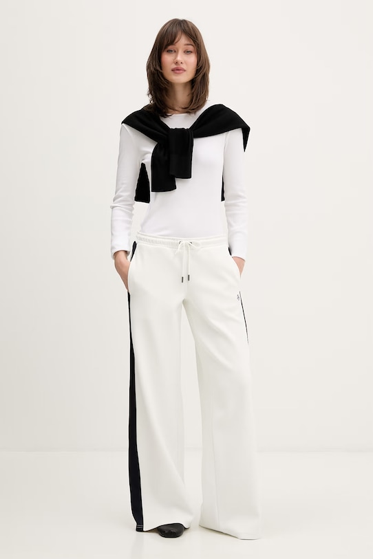 Guess Jeans Παντελόνι επίσημο Γυναικείο W6GBB6.KB212 λευκό SS26