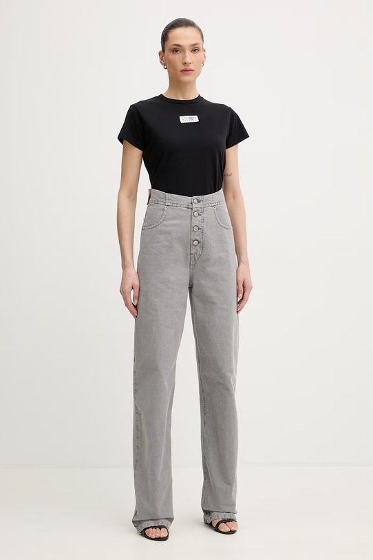 MM6 Maison Margiela jeansy S52LA0241.M35736.854 szary SS26