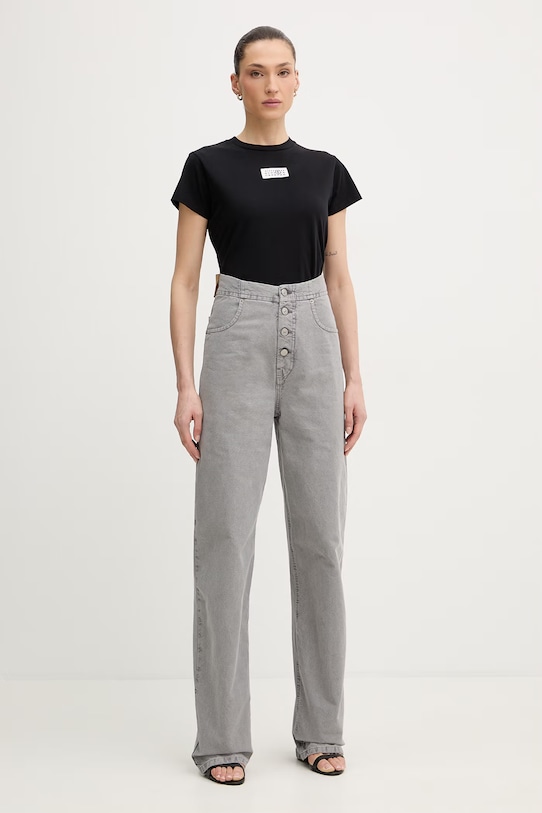 MM6 Maison Margiela jeansy S52LA0241.M35736.854 szary SS26