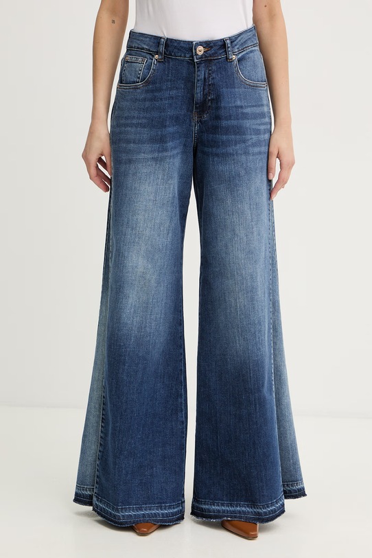 Fracomina jeansy flare damskie granatowy FP26SV3011D401W7