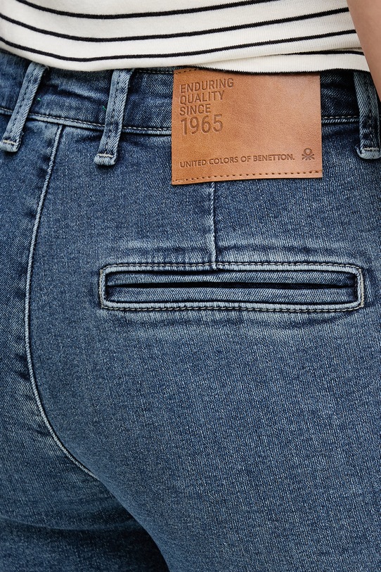 United Colors of Benetton jeansy chino damskie niebieski 4LCBDF0B8