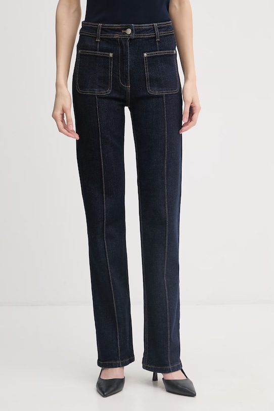 United Colors of Benetton flare traperice za žene mornarsko plava 4S90DF0AX