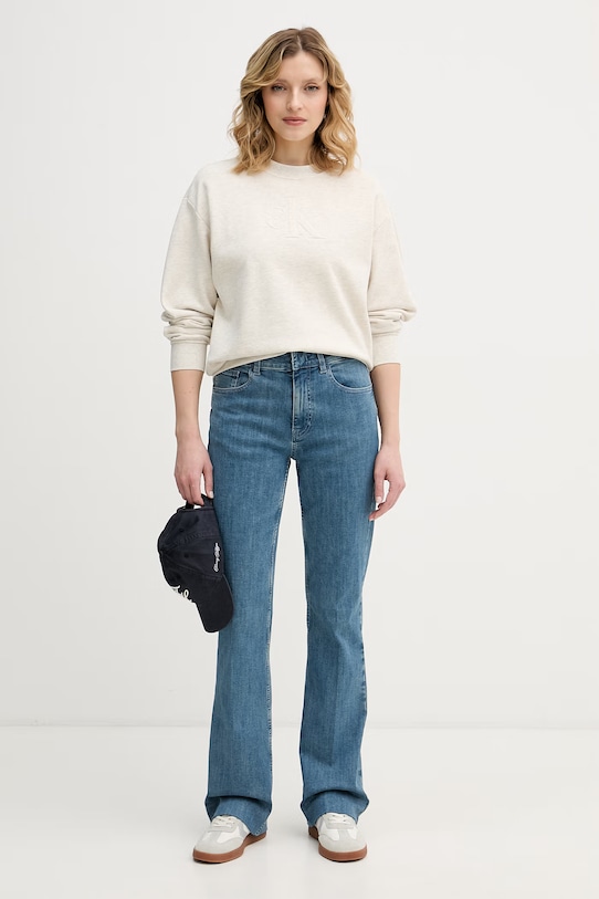 United Colors of Benetton bootcut džíny dámské 4VNZDF0AR modrá SS26