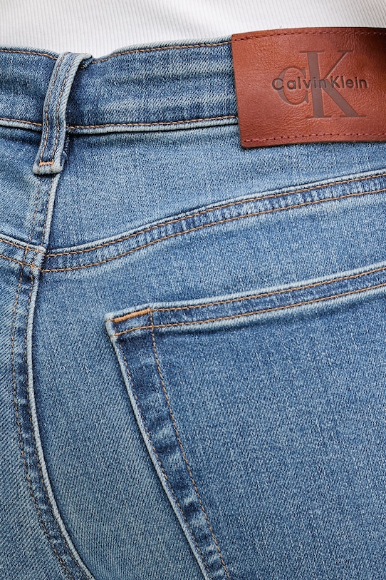 Calvin Klein Jeans jeansy skinny damskie niebieski LV047F704G