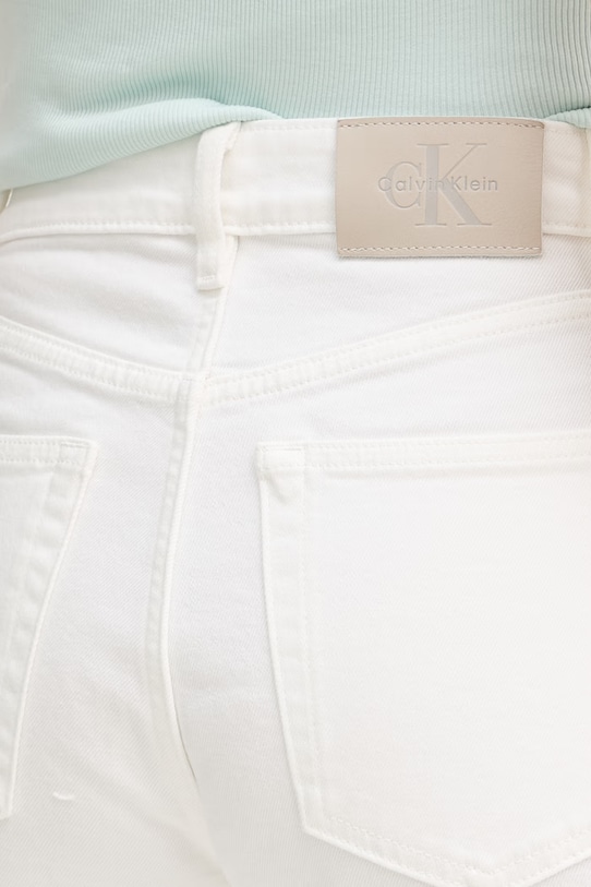 Calvin Klein Jeans rifle straight dámske biela LV047F712G