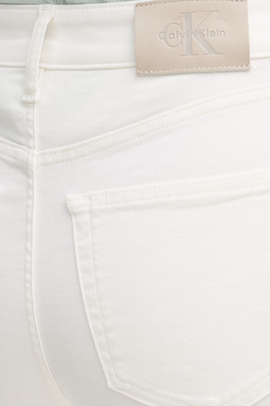 Calvin Klein Jeans rifle flare dámske biela LV047F746G