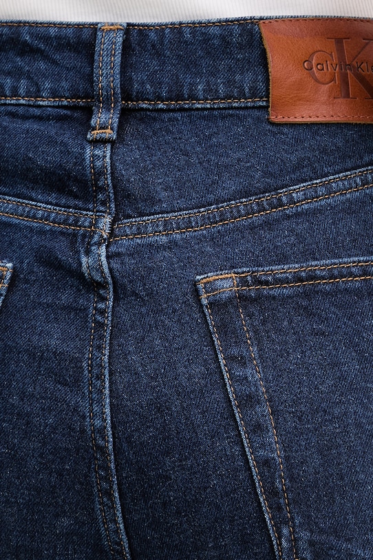 Calvin Klein Jeans rifle slim fit dámske tmavomodrá LV047F749G