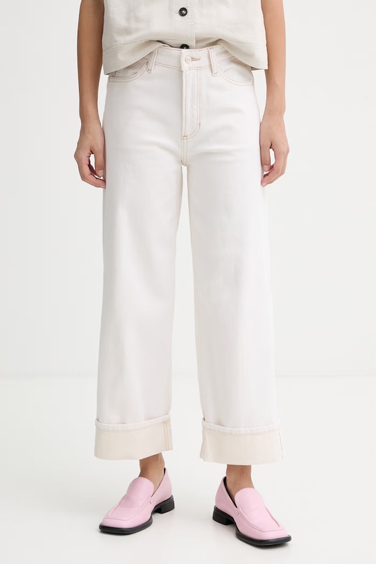 Marc O'Polo τζιν φαρδιά γυναικεία μπεζ 5000009563