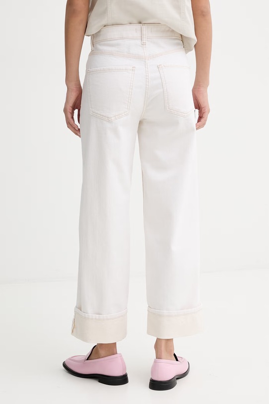 Дрехи Marc O'Polo дънки wide leg дамски 5000009563 бежов