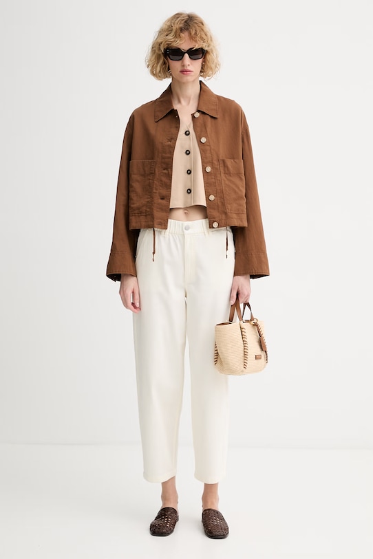 Marc O'Polo relaxed fit džíny dámské 5000009602 béžová SS26