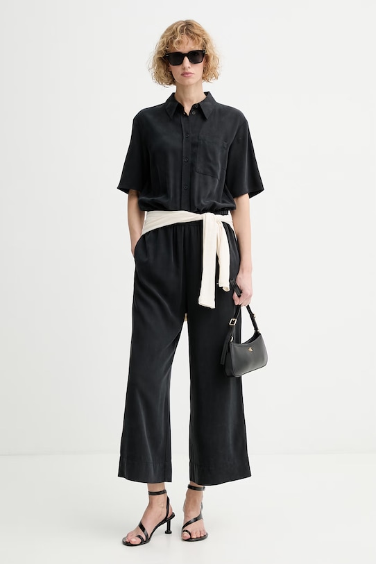 Marc O'Polo overal dámsky z lyocellu 5000009665 čierna SS26