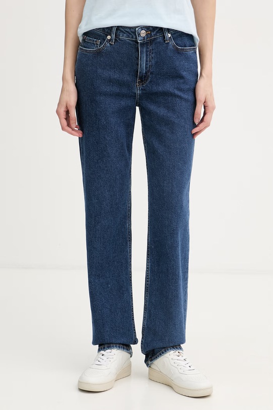 Tommy Hilfiger ravne kavbojke ženske mornarsko modra WW0WW48564