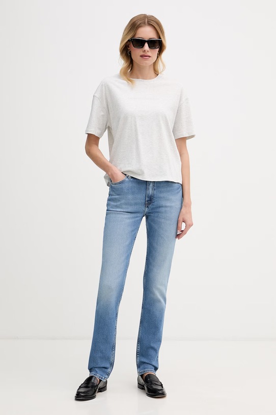 Tommy Hilfiger rifle slim fit dámske WW0WW48568 modrá SS26