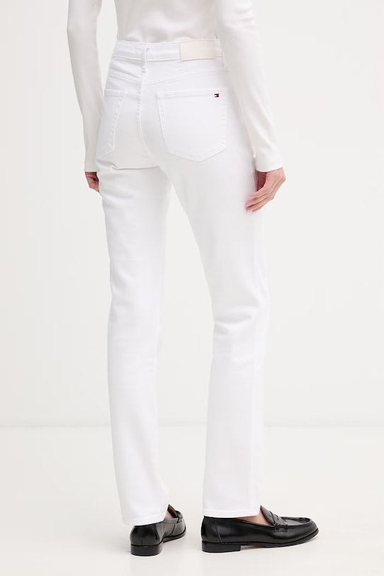 Oblečenie Tommy Hilfiger rifle slim fit dámske WW0WW48579 biela