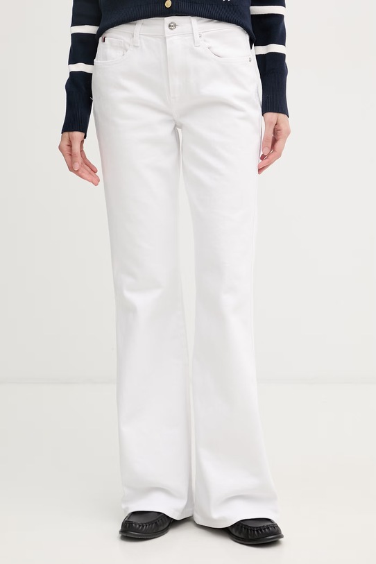 Tommy Hilfiger flare da donna bianco WW0WW49655