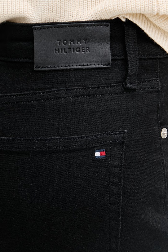 Tommy Hilfiger blugi skinny pentru femei negru WW0WW50626