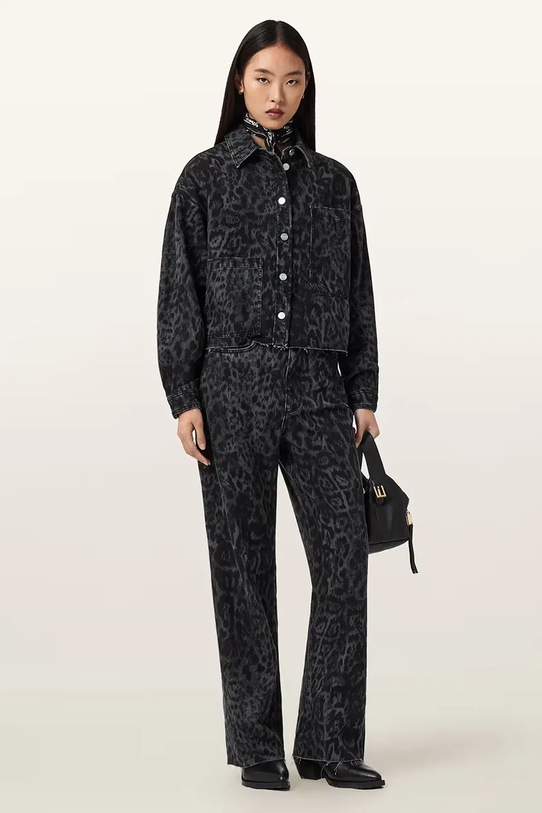 Odzież AllSaints jeansy BLAKE W033EE czarny