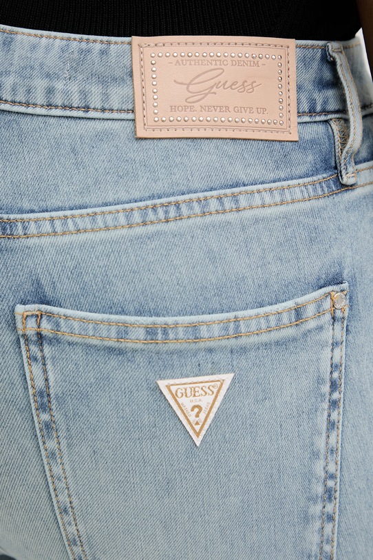 Guess jeansy flare damskie niebieski W6GA0L.D0723