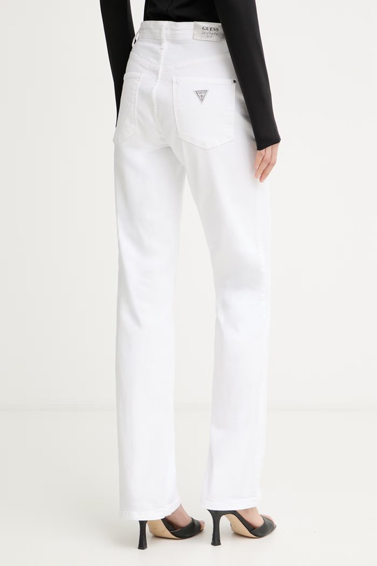 Odjeća Guess straight traperice ženske W6GA15.D0705 bijela