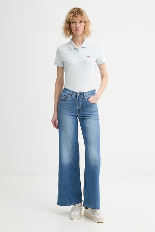 Rifle Levi's 728 HR WIDE LEG 0039B.0021 modrá SS26