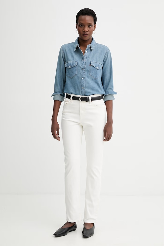 Levi's jeansy WEDGIE SLIM 003NE.0009 beżowy SS26