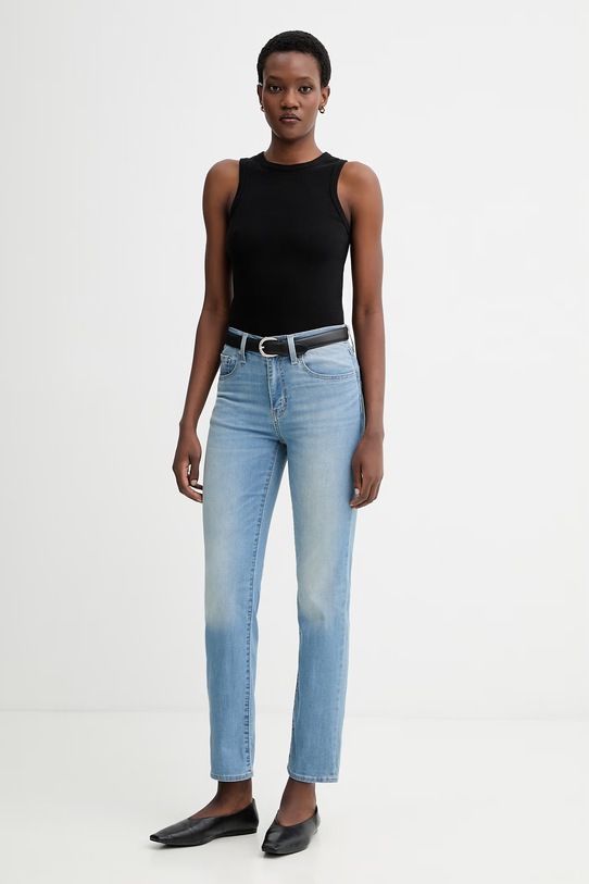 Levi's jeansy 724 HIGH RISE STRAIGHT 18883.0441 niebieski SS26