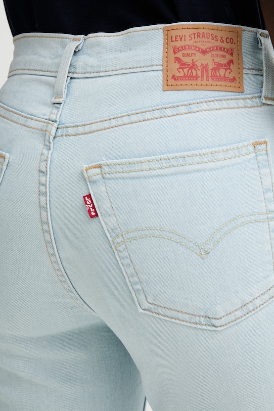 Levi's jeansy 724 HIGH RISE STRAIGHT niebieski 18883.0445