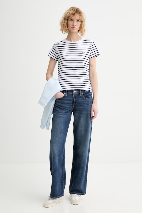 Levi's jeansy LOW LOOSE A5566.0064 granatowy SS26