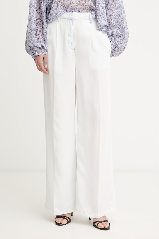 Patrizia Pepe pantaloni pentru femei alb 2P1743.D9A0