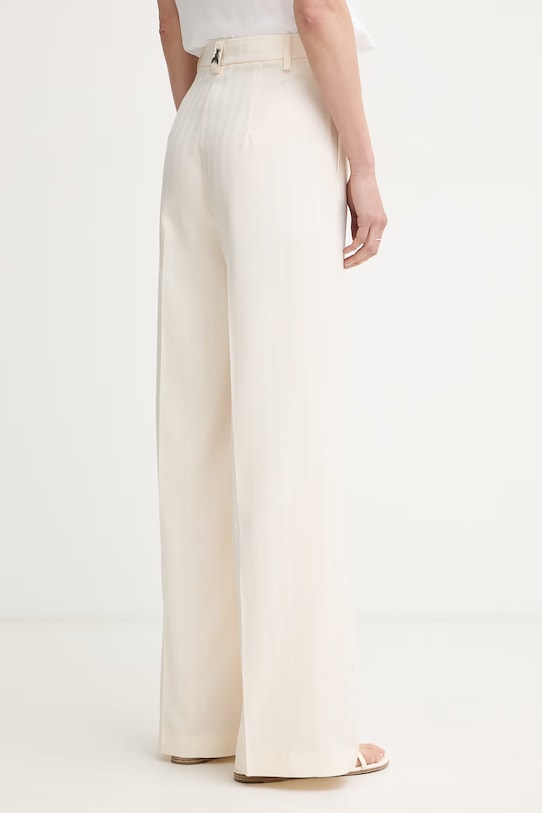 Oblečenie Patrizia Pepe nohavice dámske 2P1754.A735 béžová