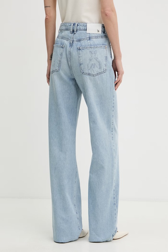 Odzież Patrizia Pepe jeansy straight damskie 2P1772.D070 niebieski