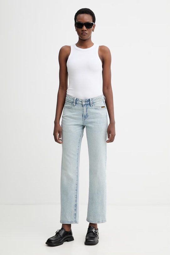 G-Star jeansy G-Straight D26163.E205 niebieski SS26