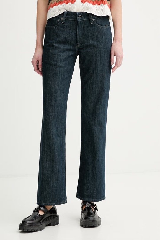 G-Star blugi straight pentru femei G-Straight bleumarin D26163.E358