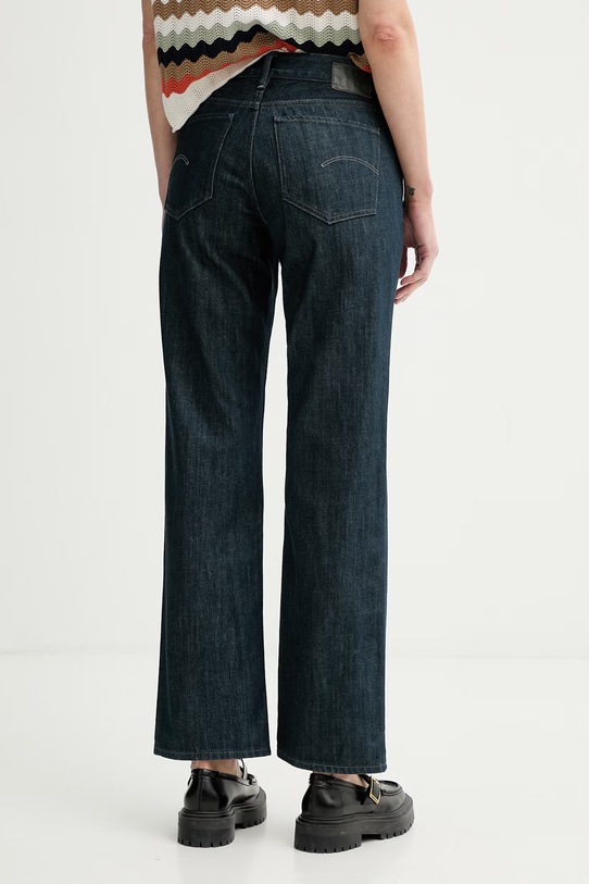 Îmbrăcăminte G-Star blugi straight pentru femei G-Straight D26163.E358 bleumarin