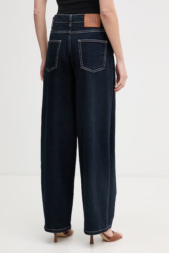 Oblečenie Max&Co. Rifle relaxed fit dámske MCOCRUSCA 2616181013200 tmavomodrá