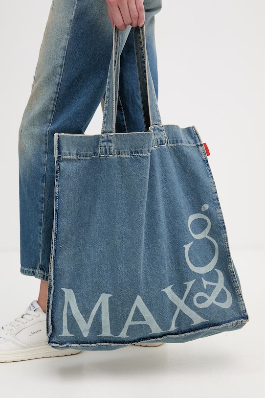 Max&Co. jeansy straight damskie MCOJUNIOR 2616181033200 niebieski