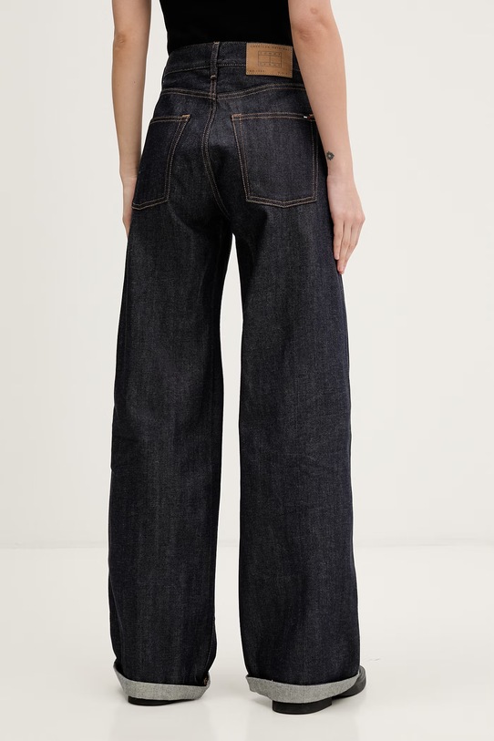 Odzież Tommy Jeans jeansy relaxed fit damskie DW0DW22405 granatowy