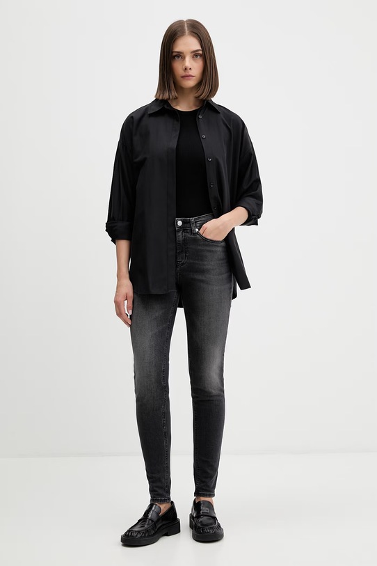 Tommy Jeans jeansy skinny damskie DW0DW22661 czarny SS26