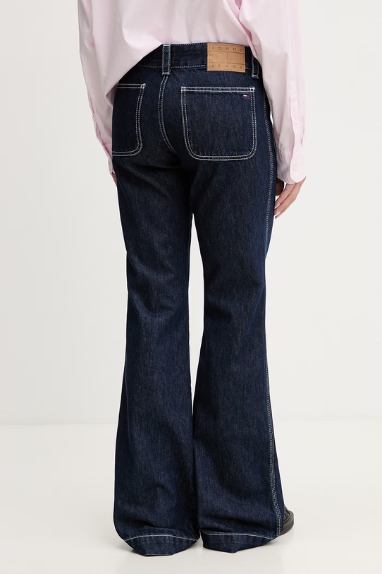 Odzież Tommy Jeans jeansy bootcut damskie DW0DW22665 granatowy