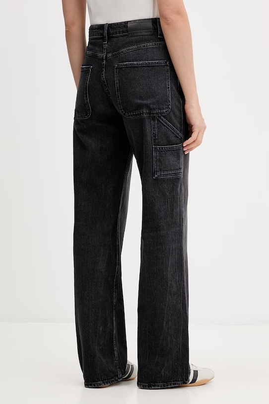 Odzież Tommy Jeans jeansy straight damskie DW0DW22713 czarny