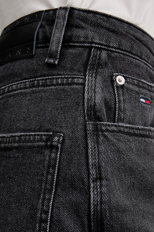 Tommy Jeans jeansy straight damskie DW0DW22713 czarny