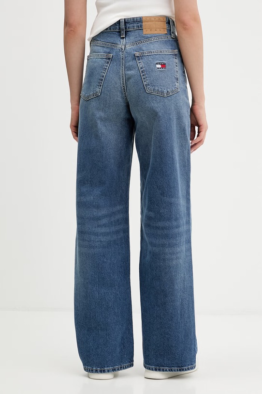 Odzież Tommy Jeans jeansy wide leg damskie DW0DW23029 niebieski